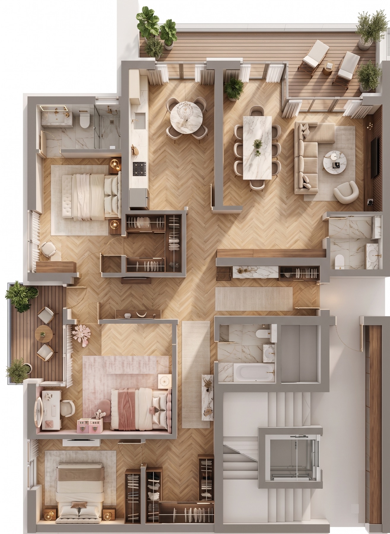 4 Camere Tip B
