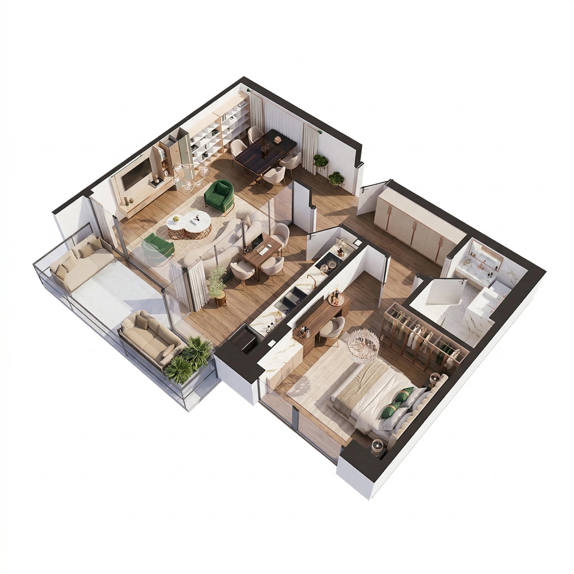 Layout 2 camere
